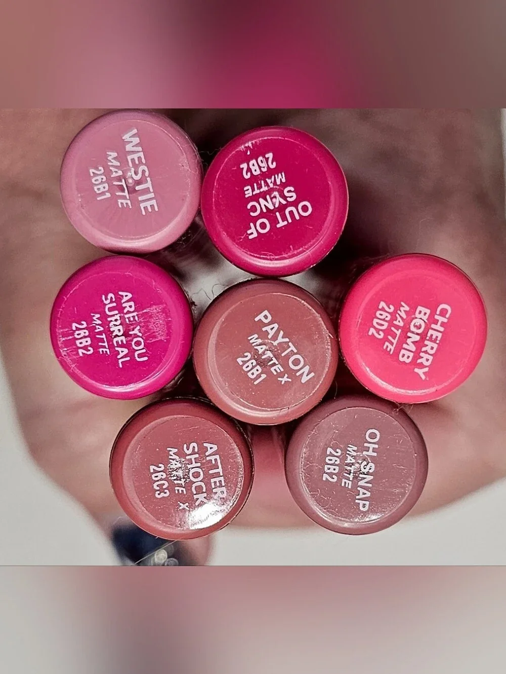 ColourPop Lippie Stix Set — Pink, Fuchsia, Coral, Mauve, Brown